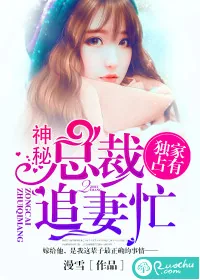 《独家占有，神秘总裁追妻忙》封面