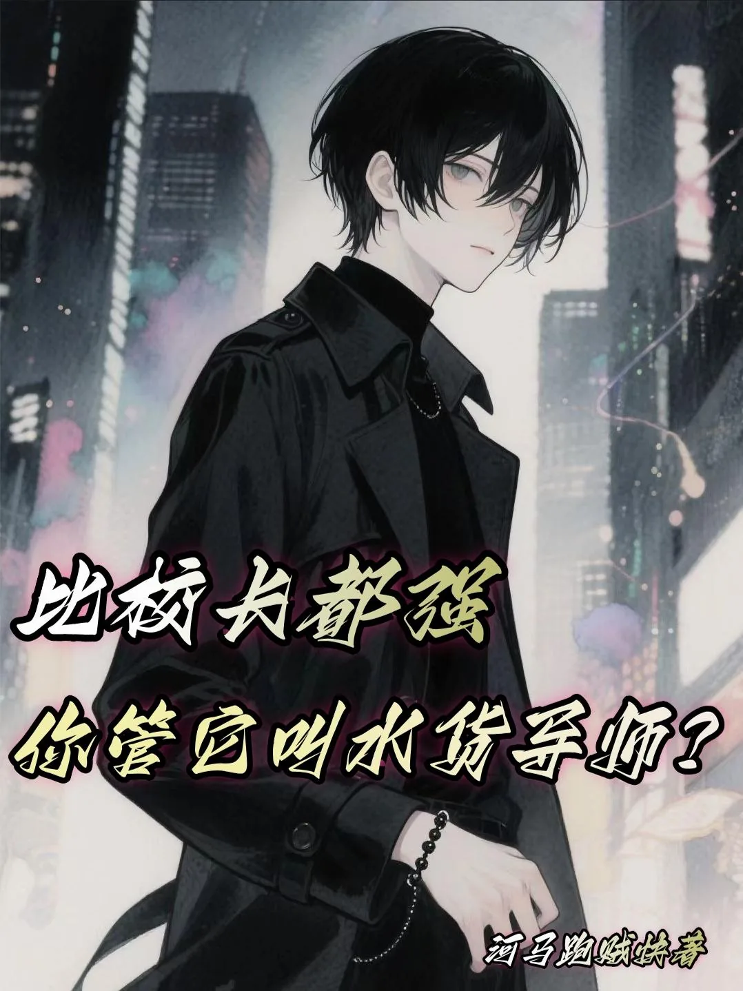 《比校长都强,你管它叫水货导师?》小说封面